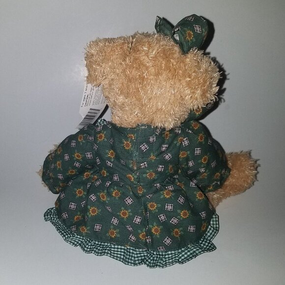 VTG #1 MOM Teddy Bear Plush Playville w/TAG Mother's Day Gift Fine Toy Green Tan - Picture 4 of 9